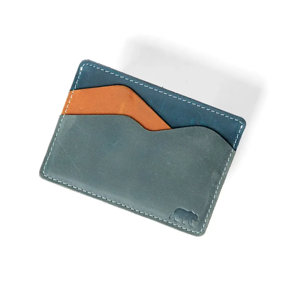 Portefeuille brooks en cuir fjord