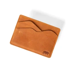 Portefeuille brooks en cuir cognac