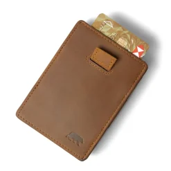 Portefeuille magic handy en cuir cognac