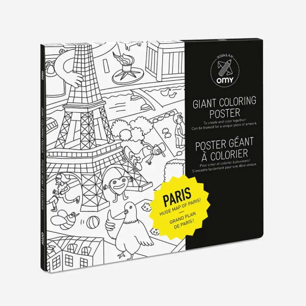 Poster à colorier 70x100cm - paris