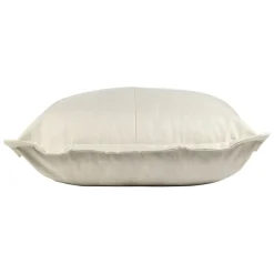 Pouf d'extérieur en tissu écru 95x95cm - Sola