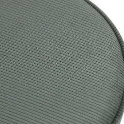 Pouf en tissu velours côtelé kaki - Popy