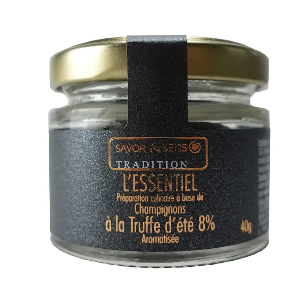 Preparation culinaire a base de champignons a la truffe d'été aromatisée 40g