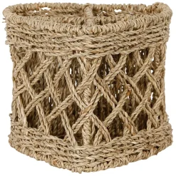 Range couverts coeur en jonc de mer naturel h16cm - Borneo