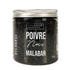 Recharge pour poivrier 130gr de poivre noir des Indes