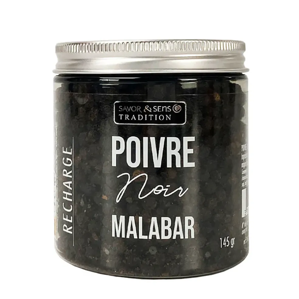 Recharge pour poivrier 130gr de poivre noir des Indes