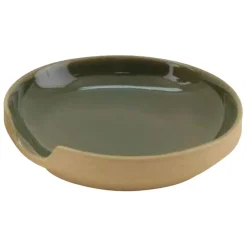 Repose cuillère en grès kaki - Jade