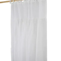 Rideau ballerina blanc en lin