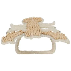 Rond de serviette en manguier et coton naturel - homard