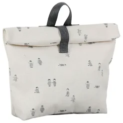Sac à dos en coton écru et noir - Banquise