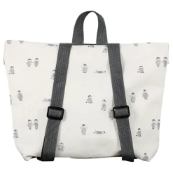 Sac à dos en coton écru et noir - Banquise