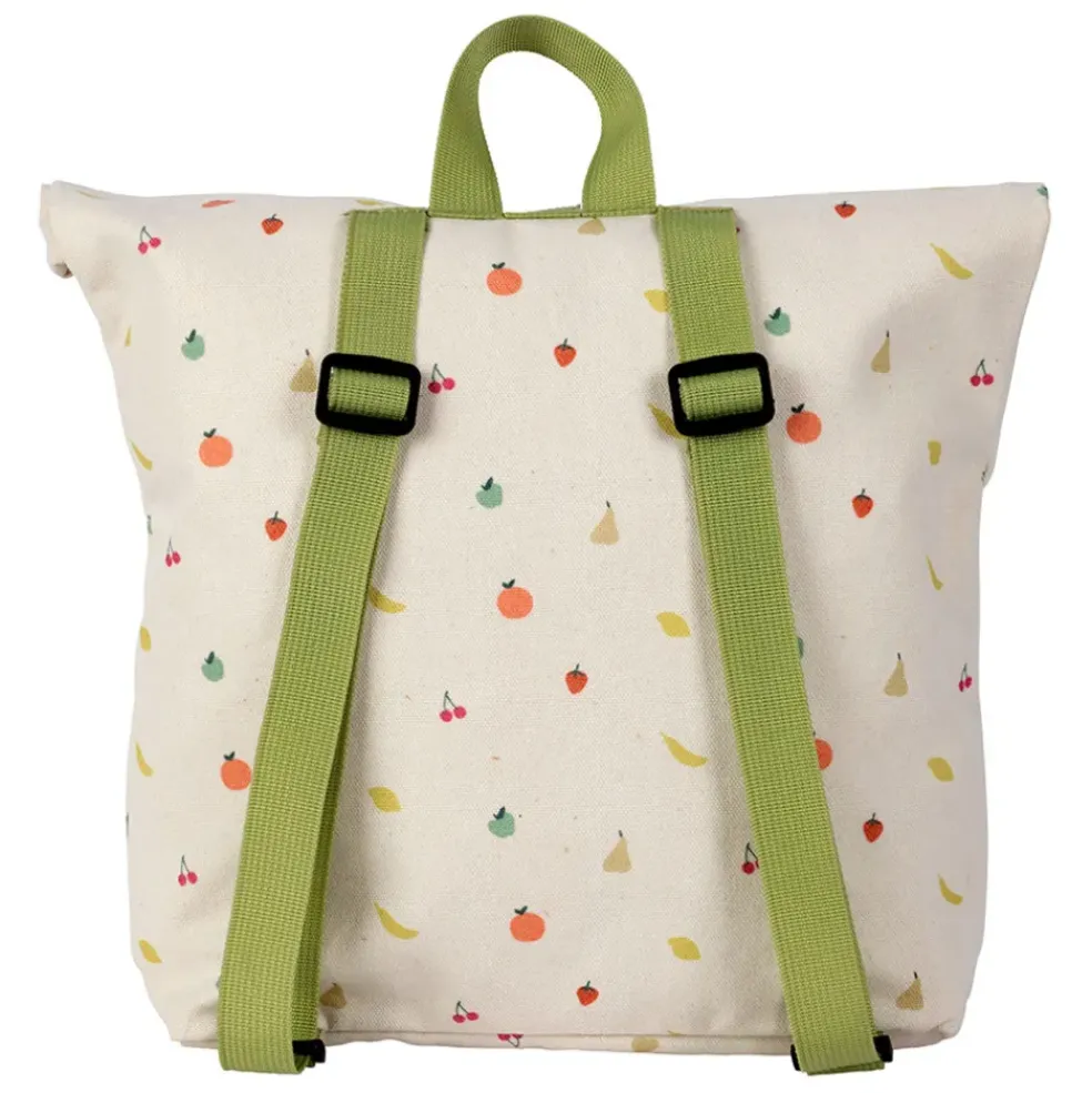 Sac à dos en coton multicolore - Les Fruits