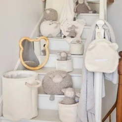 Sac à dos en tissu bouclette écru - Sweetdream