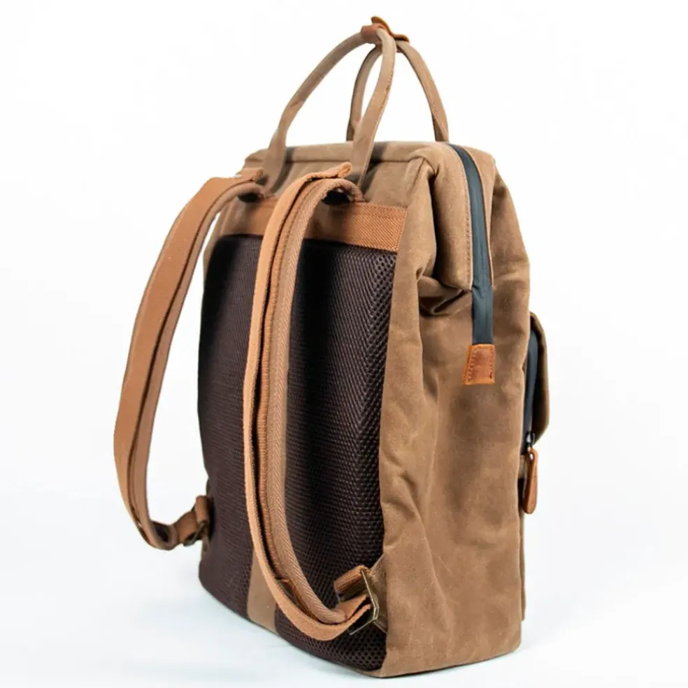 Sac à dos havane 28x14xh39cm -Juneau