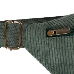 Sac banane en velours côtelé émeraude - Bananez