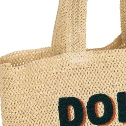 Sac brodé "dolce vita" en corde de papier - Lumi