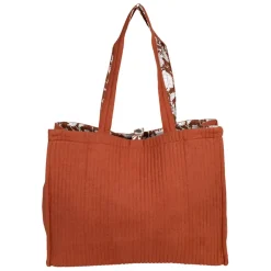 Sac en coton matelassé terracotta - Flaura