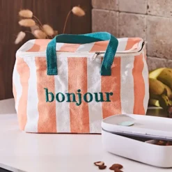 Sac isotherme en coton corail - Palma