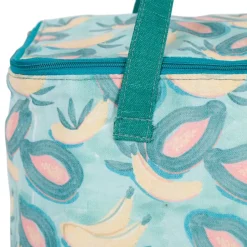 Sac isotherme en tissu vert et jaune - Patchuca