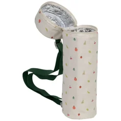 Sac isotherme pour bouteille en coton multicolore h31cm - Les fruits