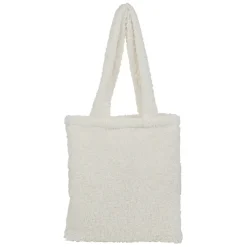Sac tote bag doudou bouclette ivoire 38x42cm - cosine