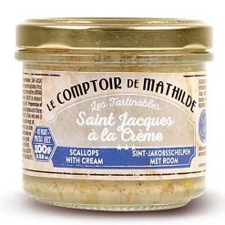 Saint jacques à la crème 100g