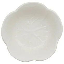 Saladier chou en grès blanc d27cm - Chou