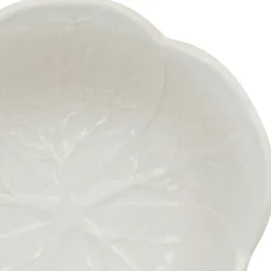 Saladier chou en grès blanc d27cm - Chou