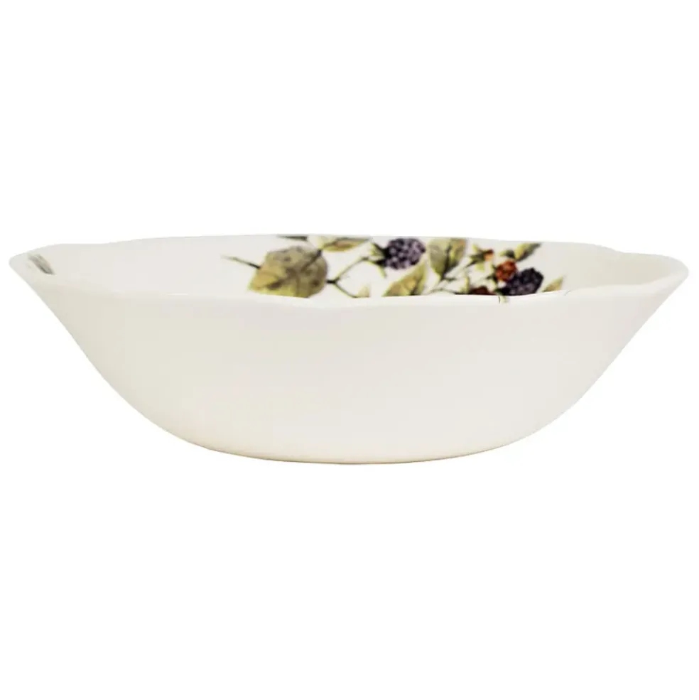 Saladier en faïence blanche d23.6cm - Meredith