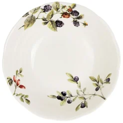 Saladier en faïence blanche d23.6cm - Meredith
