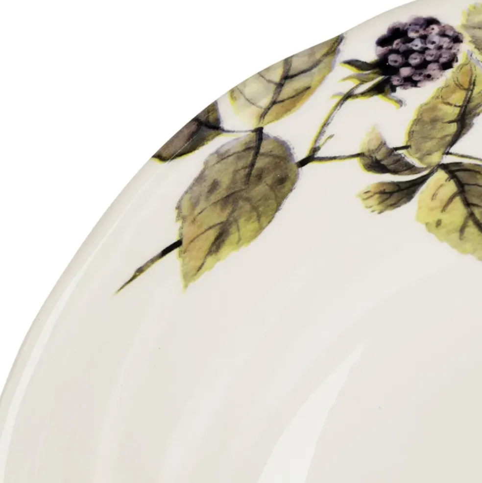 Saladier en faïence blanche d23.6cm - Meredith