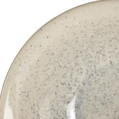Saladier en grès blanc moucheté d26cm - Jeanne