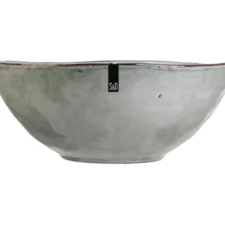 Saladier en grès gris d28cm - Au grès du temps