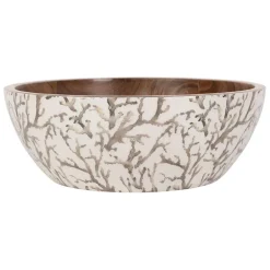 Saladier en manguier beige d30cm - Estran