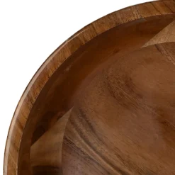 Saladier en manguier beige d30cm - Estran