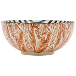 Saladier terracotta d23cm en grès - madeira