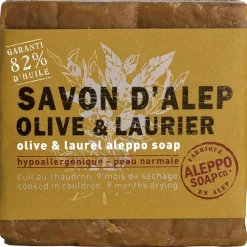 Savon alep olive & laurier 200g