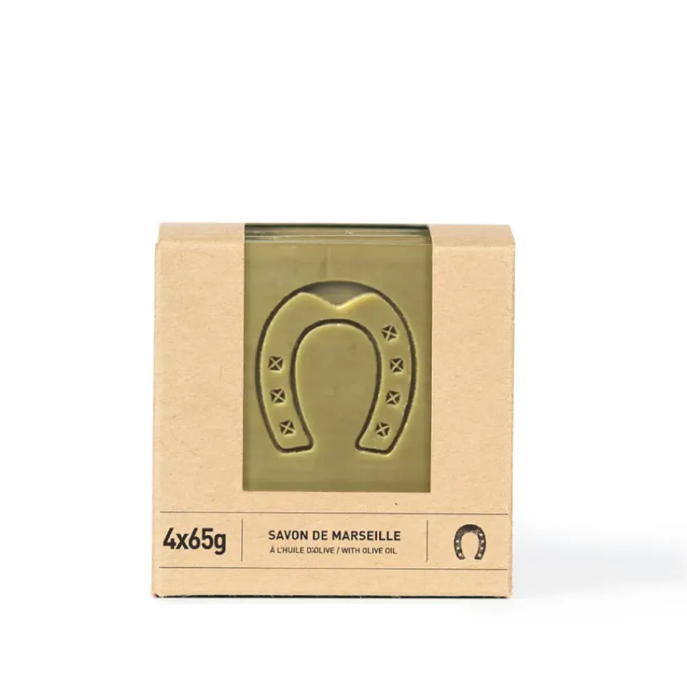 Savon de marseille cube tranche à l'huile d'olive 4x65g