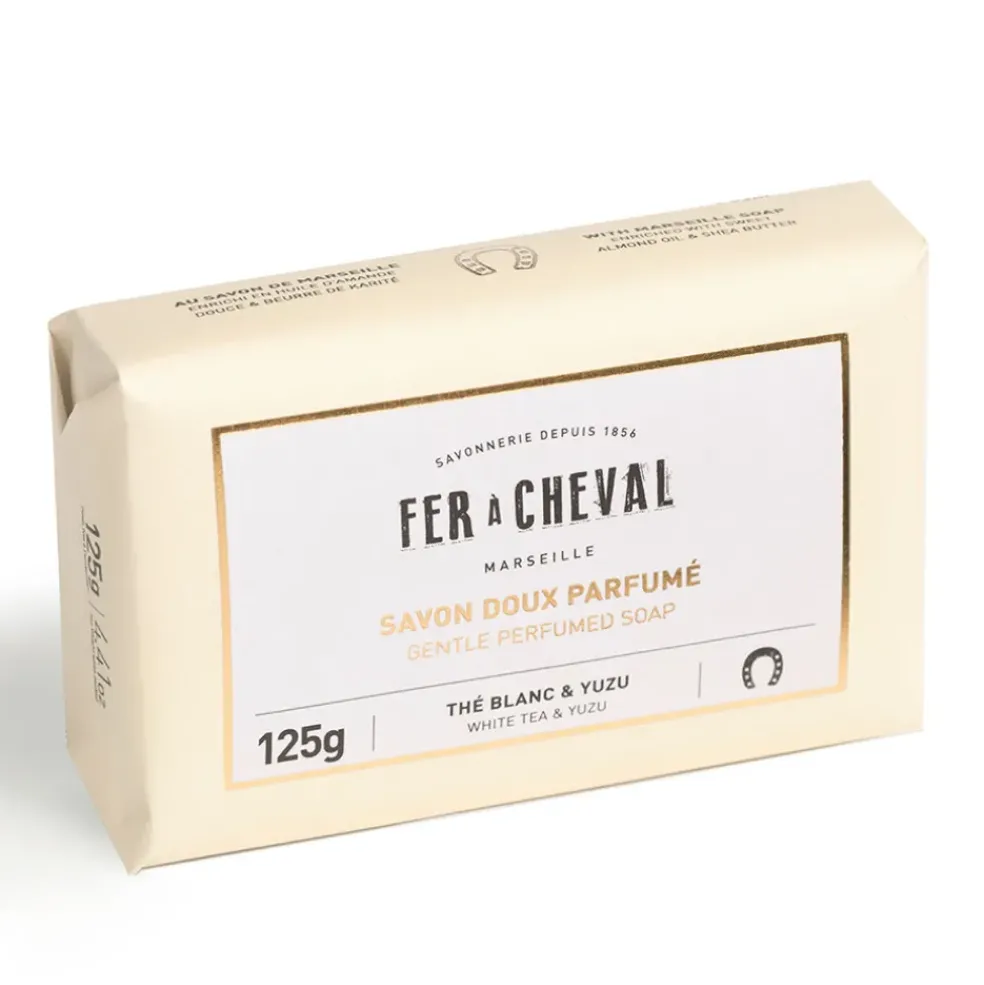 Savon doux parfumé - thé blanc et yuzu 125g