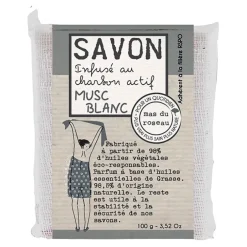 Savonnette parfumée musc blanc 100gr