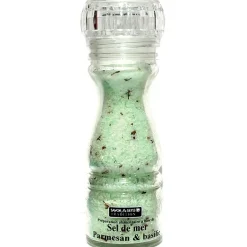 Sel de mer saveurs parmesan et basilic