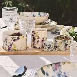 Service apéritif 4 pièces en céramique - Garden