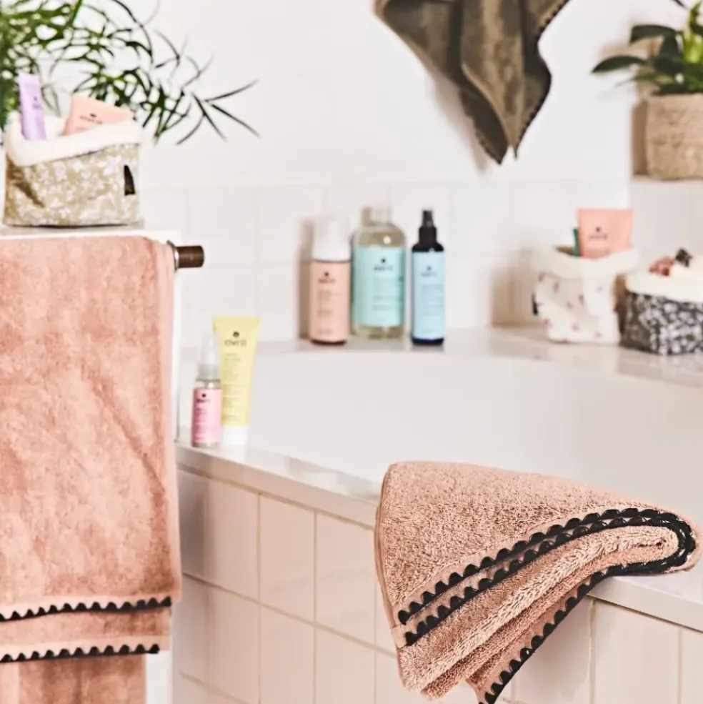 Serviette de bain en coton cimarron 50x100cm - Issey