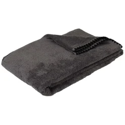 Serviette de douche en coton granit 90x140cm - Issey
