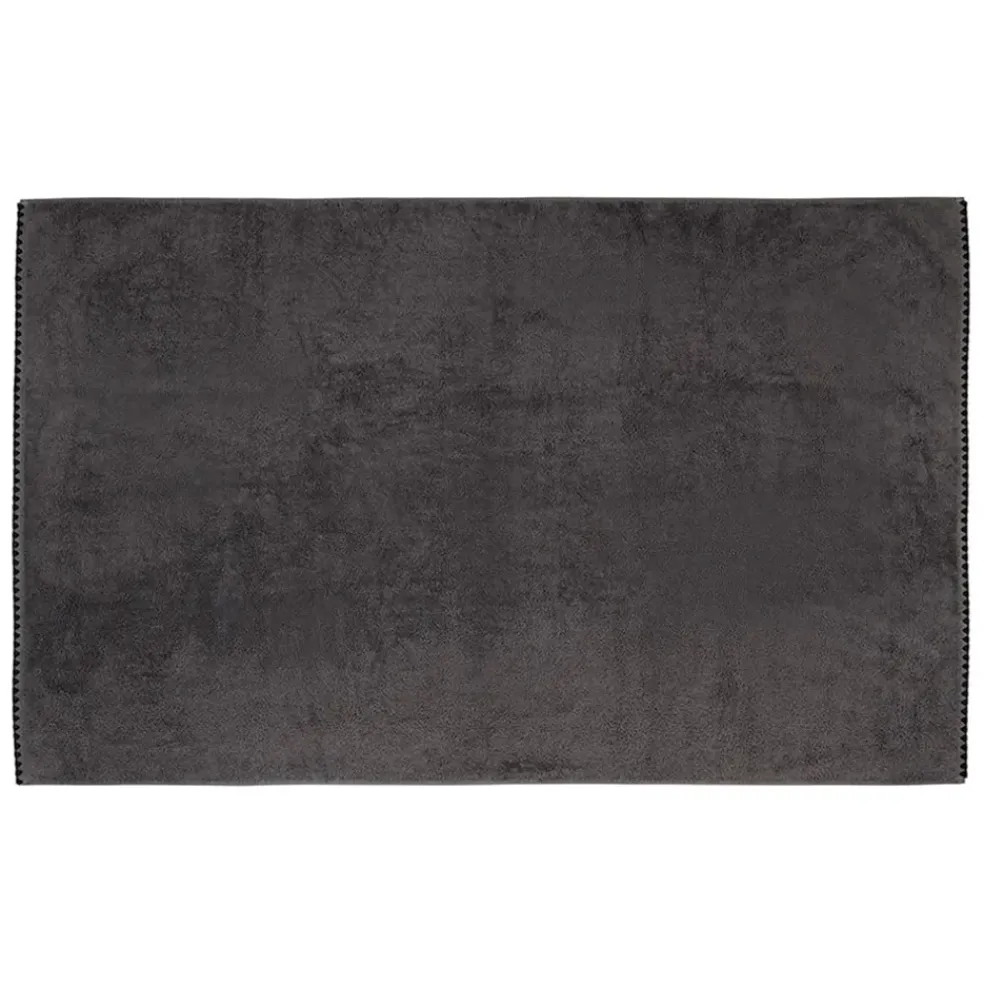 Serviette de douche en coton granit 90x140cm - Issey