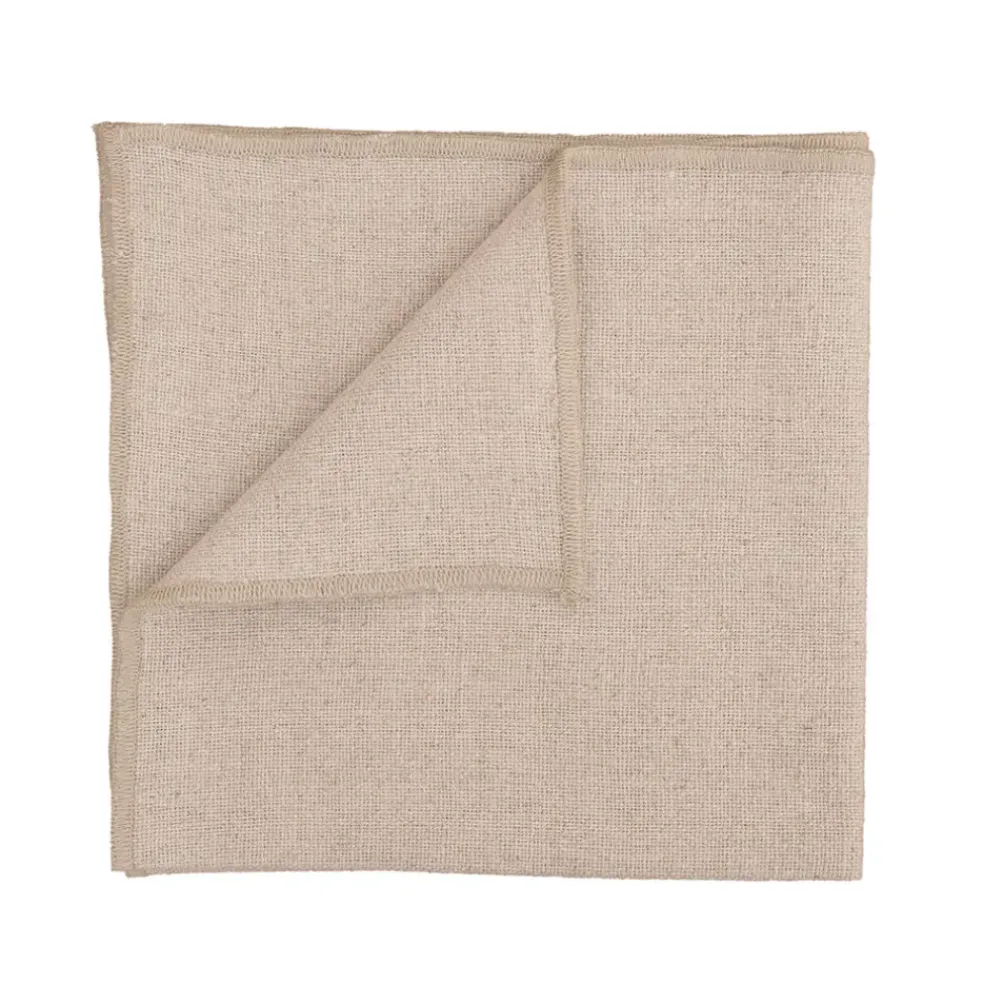 Serviette de table en lin et coton naturel 40x40cm - Corte