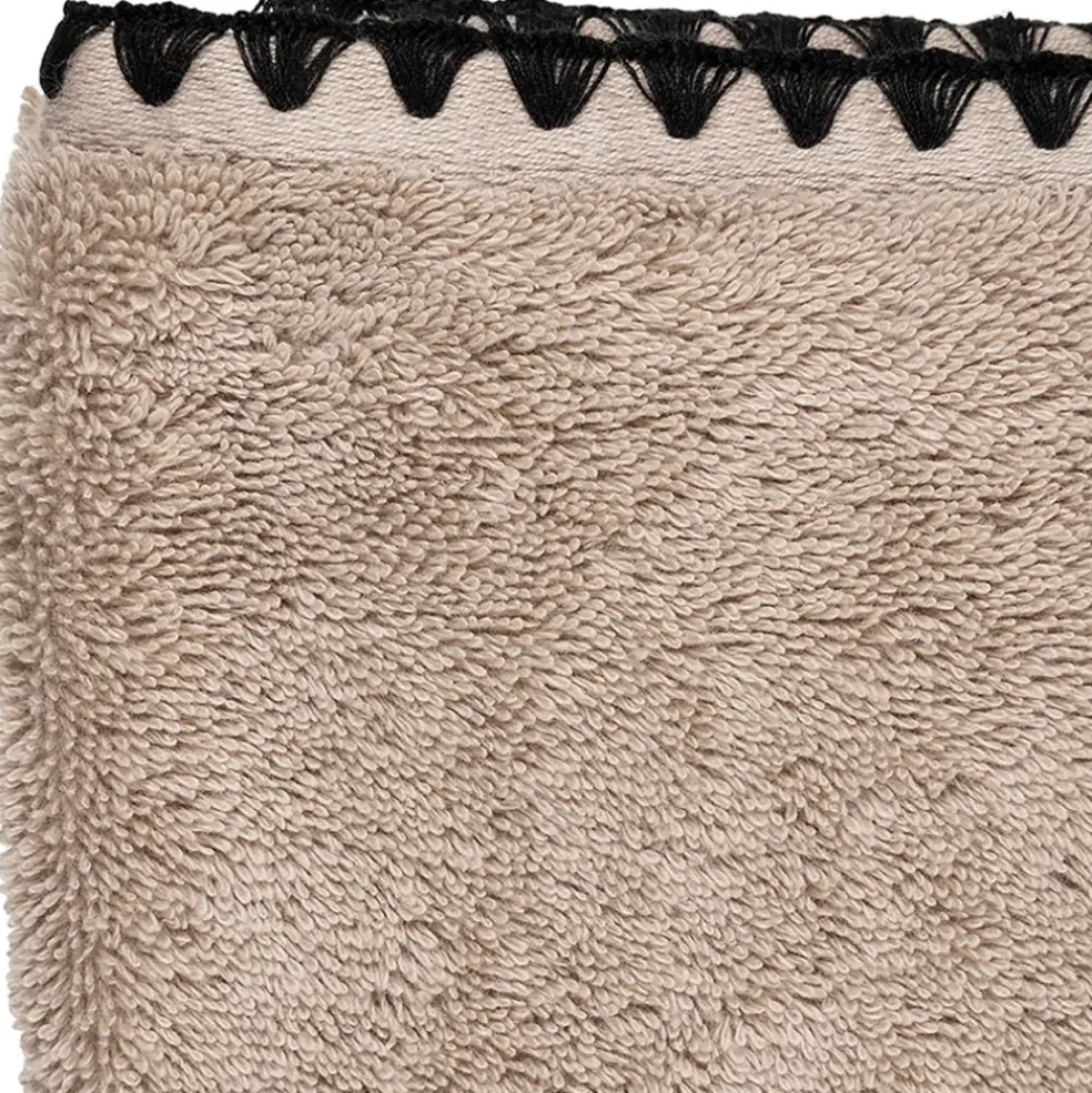 Serviette de toilette en coton lin 30x50cm - Issey