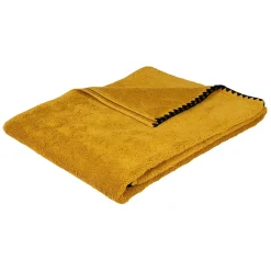 Serviette de toilette en coton safran 50x100cm - Issey