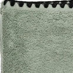 Serviette de toilette en coton celadon 50x100cm - Issey