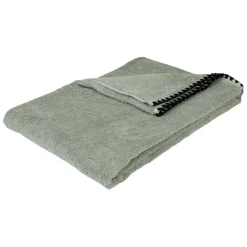 Serviette de toilette invite en coton celadon 30x50cm - Issey